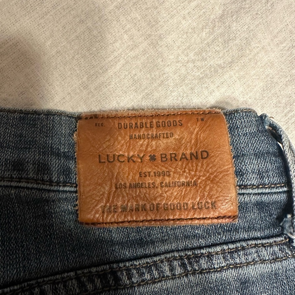 Lucky Brand Women's Straight Leg Blue Jeans - Picture 3 of 4